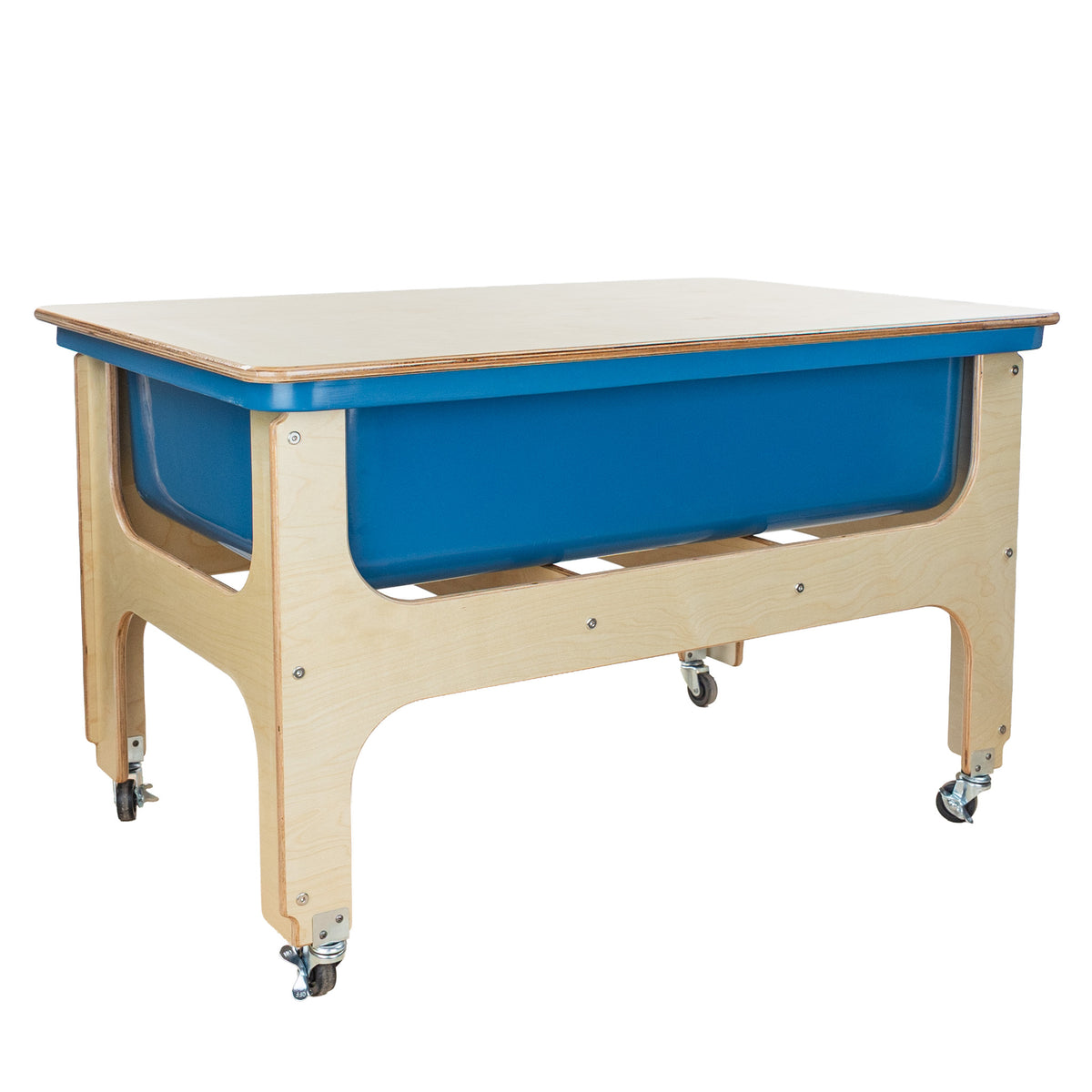 Sand & Water Sensory Table With Lid – Birch Plywood, 9" Deep Tub