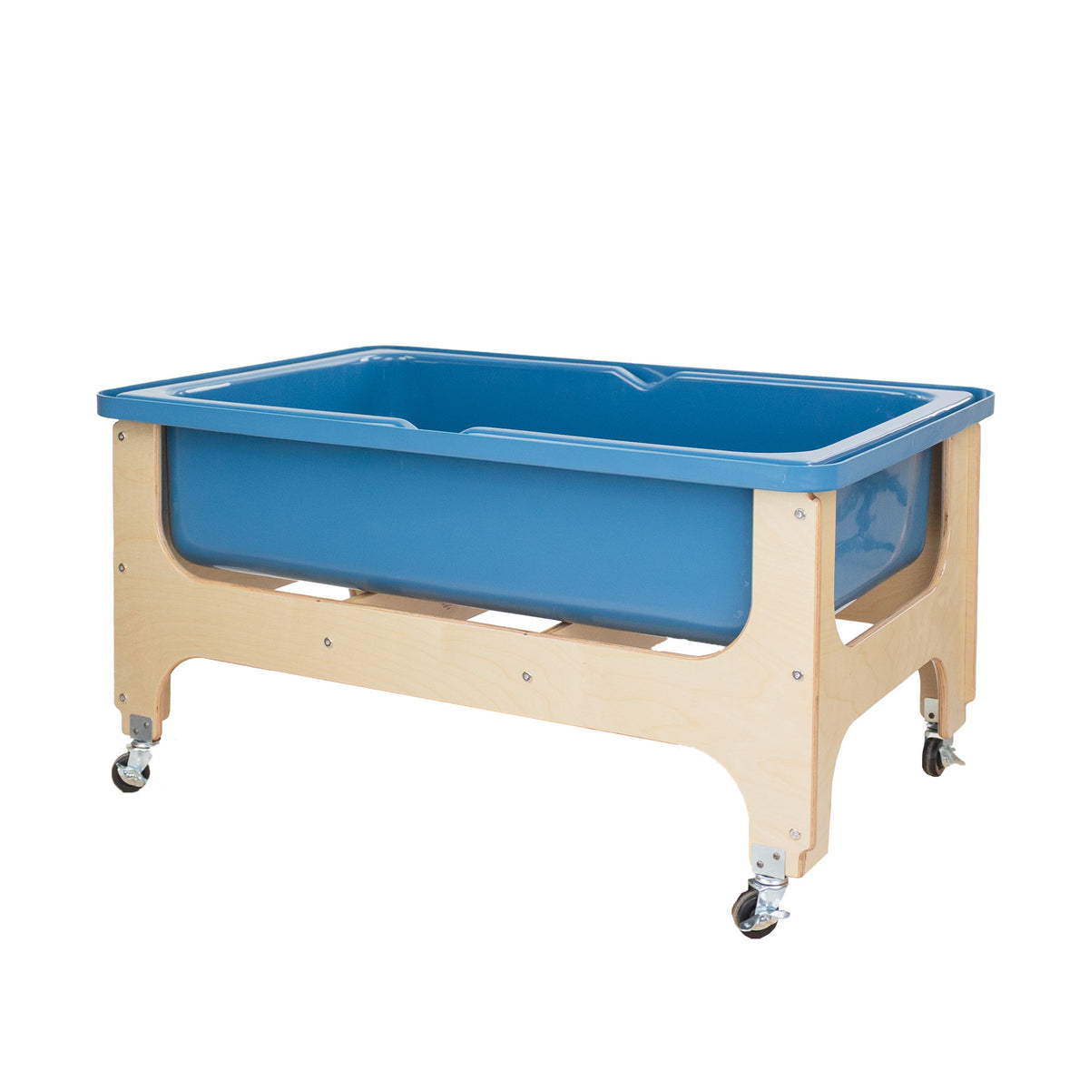 Deluxe Tot Size Sand & Water Table with Lid - Blue Tub