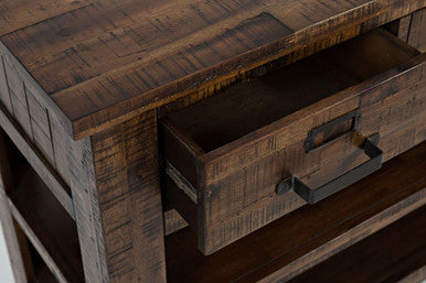 Distressed Industrial Style with Storage 50" Sofa Console Table