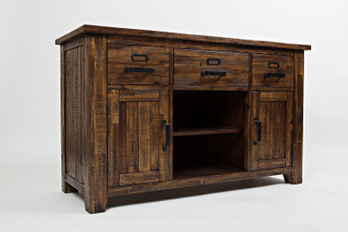 Narrow Gorge Industrial 50" Media Console TV Stand