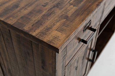 Narrow Gorge Distressed 60" Media Console TV Stand