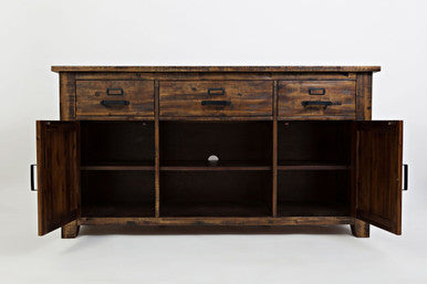 Narrow Gorge Distressed 60" Media Console TV Stand