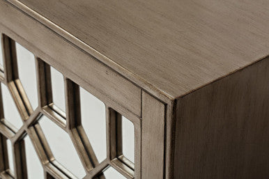 Bella Vita Glam 50" Mirrored Console Storage Cabinet