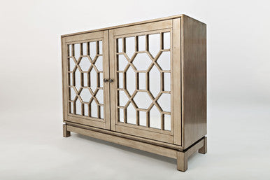 Bella Vita Glam 50" Mirrored Console Storage Cabinet