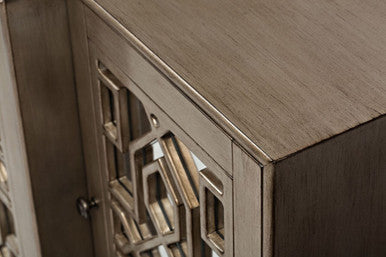 Bella Vita Glam 70" Mirrored Console Storage Cabinet