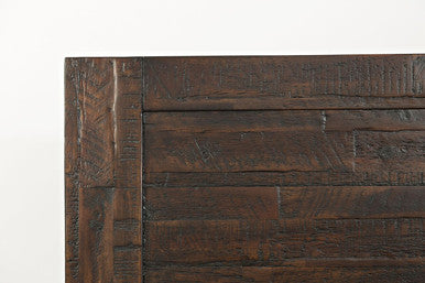 Ridge Rustic Distressed Acacia Queen Panel Headboard