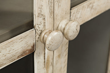 48" Coastal Charm Accent Cabinet - Acacia Wood with Four Doors