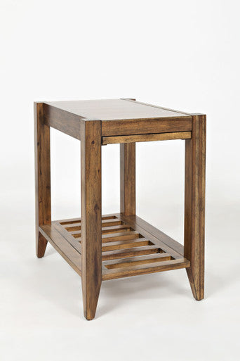 Luminous Lane Modern Essential Solid Wood Chairside End Table