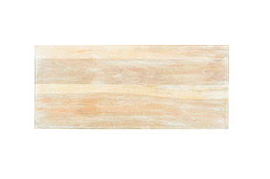 Brooks Rustic Global Solid Wood 24" Accent Table