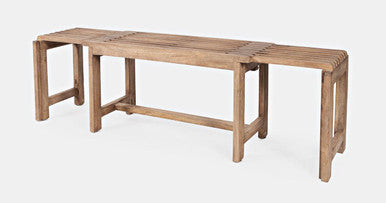 Bradford Modern Extendable Solid Mango Hardwood Bench