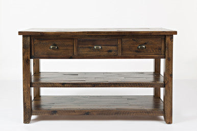 Artisan's Fusion Farmhouse Solid Wood 50" Sofa Table