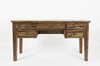 Artisan's Fusion Farmhouse Acacia 5-Drawer Desk