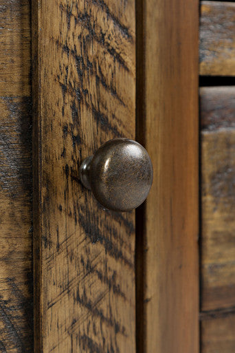 Artisan's Fusion Distressed Acacia Media Console 60" Tv Stand