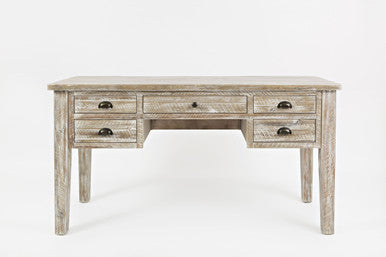 Artisan's Fusion Farmhouse Acacia 5-Drawer Desk