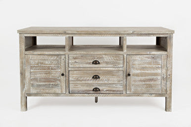 Artisan's Fusion Distressed Acacia Media Console 60" Tv Stand