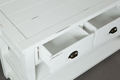 Artisan's Fusion Farmhouse Solid Wood 50" Sofa Table