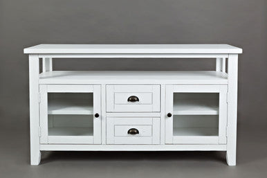 Artisan's Fusion Farmhouse Acacia Storage Console Tv Stand