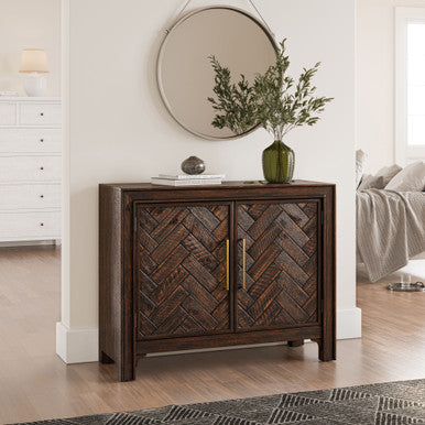 Urban Modern Two-Door 40" Accent Storage Cabinet
