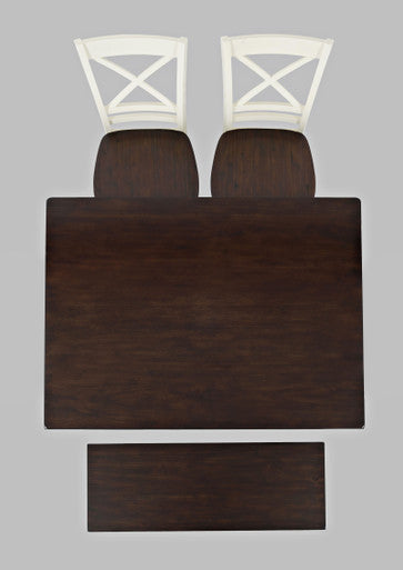 Cedar Cove Solid Acacia Farmhouse White Dining Set