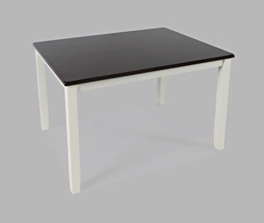 Cedar Cove Solid Acacia Farmhouse White Dining Set