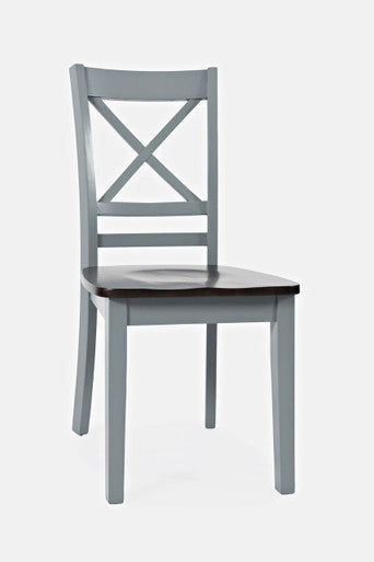 Cedar Cove Solid Acacia Farmhouse Grey Dining Set