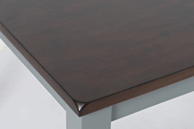 Cedar Cove Solid Acacia Farmhouse Grey Dining Set