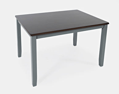 Cedar Cove Solid Acacia Farmhouse Grey Dining Set