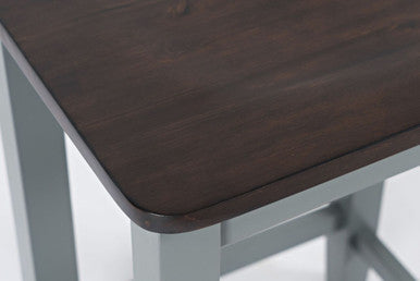 Coastal Town Solid Acacia Farmhouse Backless Saddle Stool (Set of 2)