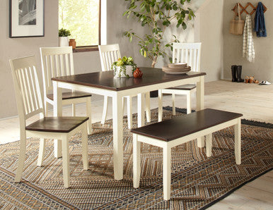 Poppy Drive Farmhouse Solid Wood Dining Chair (Set of 2)