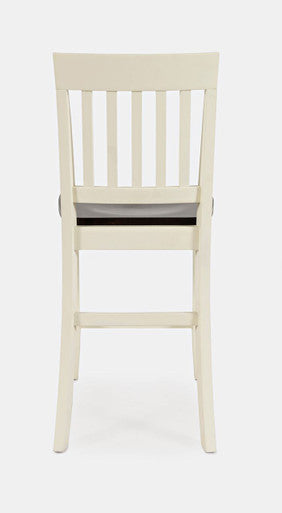 Poppy Drive Farmhouse Solid Wood Counter Stool (Set of 2)