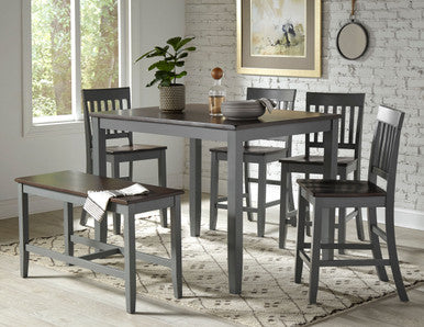 Poppy Drive Farmhouse Solid Wood Dining Chair (Set of 2)