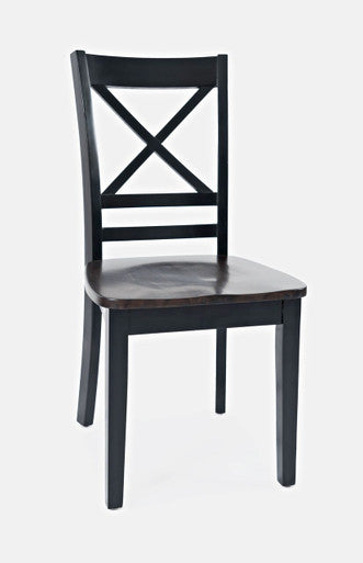 Cedar Cove Solid Acacia Farmhouse Black Dining Set