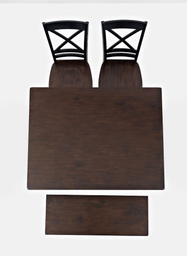 Cedar Cove Solid Acacia Farmhouse Black Dining Set