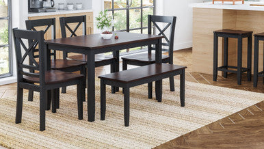 Cedar Cove Solid Acacia Farmhouse X-Back Chair (Set of 2)