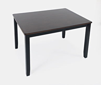 Cedar Cove Solid Acacia Farmhouse Black Dining Set