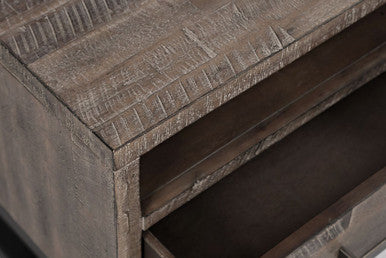 Meridian Distressed 48" Solid Wood Coffee Table