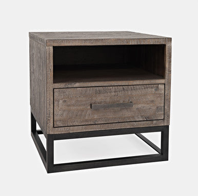 Meridian Distressed Solid Wood End Table