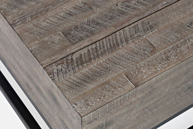 Meridian Distressed Solid Wood Lift-Top Coffee Table