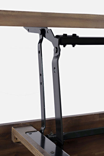 Meridian Distressed Solid Wood Lift-Top Coffee Table