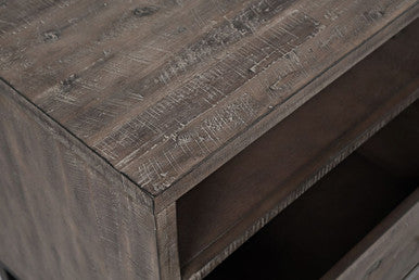 Meridian Distressed Solid Wood Media Unit TV Stand