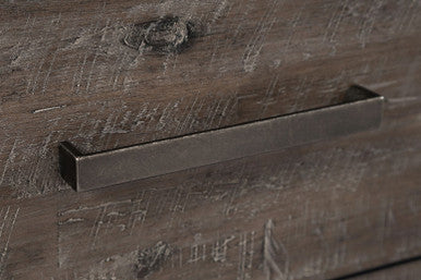 Meridian Distressed Solid Wood Media Unit TV Stand