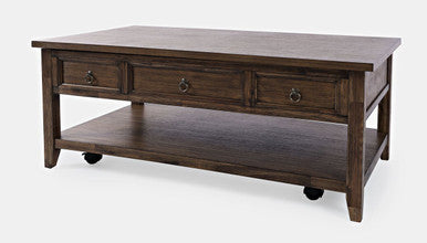Urban Mission Style Lift-Top Coffee Table