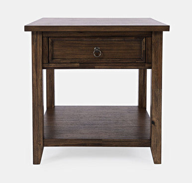 Urban Mission Style End Table with Drawer