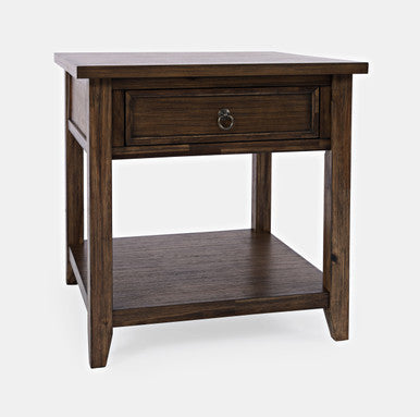 Urban Mission Style End Table with Drawer