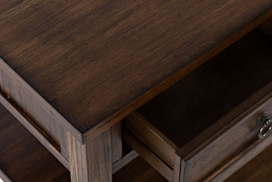 Urban Mission Style Sofa Table with Three Drawers