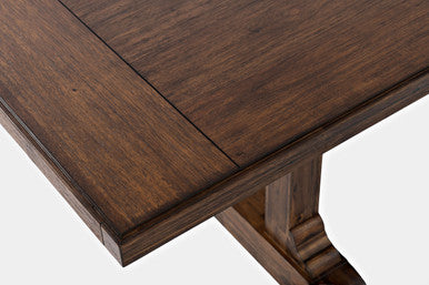 Urban Mission Style 110'' Dining Table with Extension