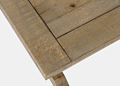 Cedar Circle Modern Rustic Solid Wood Coffee Table