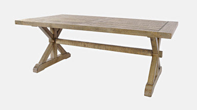 Cedar Circle Modern Rustic Solid Wood Coffee Table