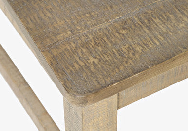 Cedar Circle Modern Rustic Solid Wood Slat-back Dining Bench