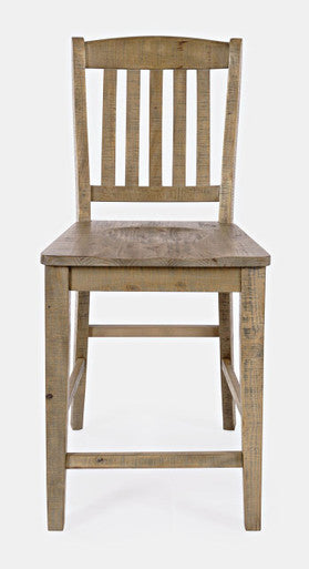 Cedar Circle Solid Wood 7-Piece Counter Height Dining Set